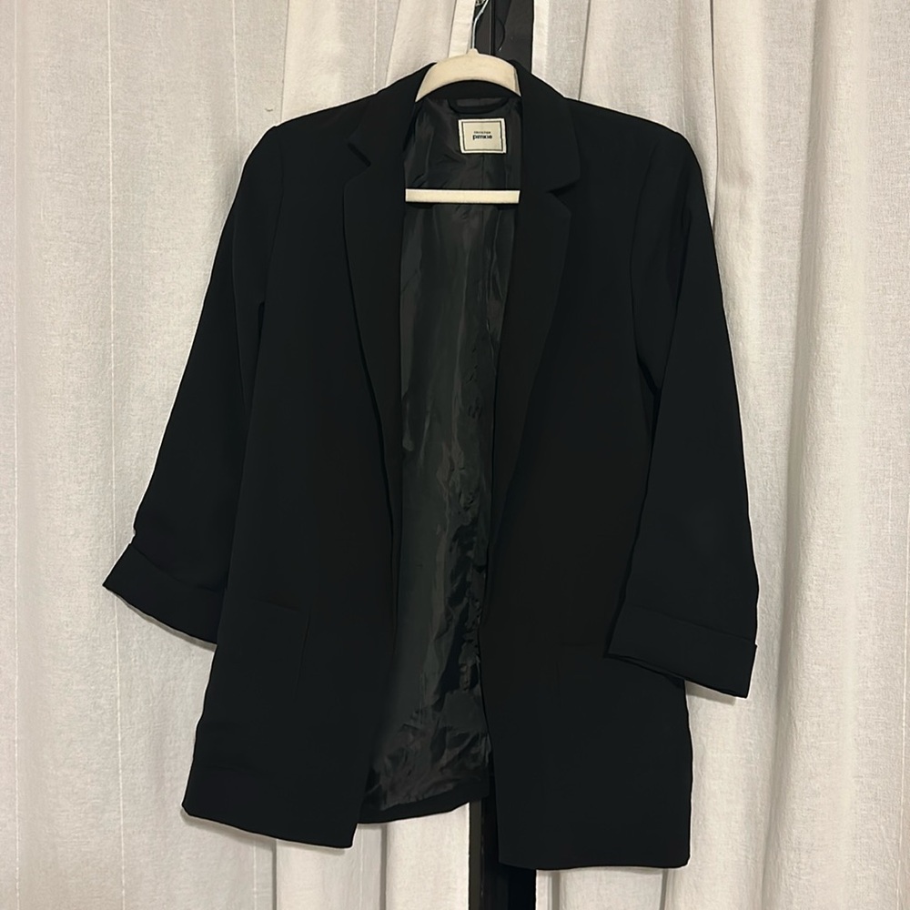 Open Black Pimkie Blazer.
